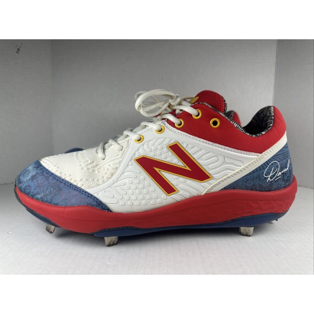 New Balance X David’s Sunflower Seeds Mens Metal Cleats Size 14 Freshfoam 3000v5